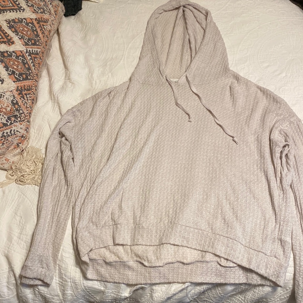 American eagle waffle knit light hoodie